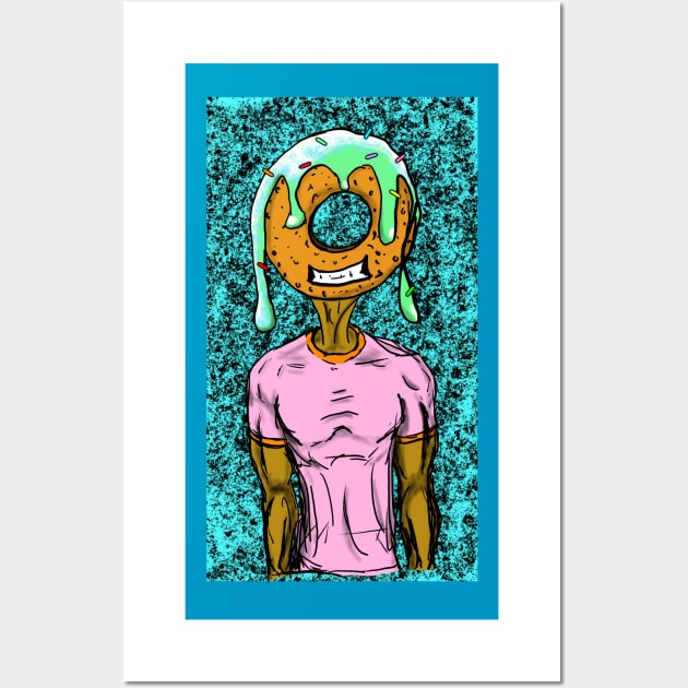 Donut Man Wall Art by ArtsWorX719